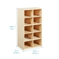 thumbnail image 2 of ECR4Kids Streamline 10 Cubby Tray Cabinet and 10 Scoop Front Bins, 5x2, Kids Furniture, 2 of 9