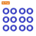 thumbnail image 3 of 18 Pairs Glasses Ear Grip 0.52" Silicone Ring Type Eyewear Retainer, Dark Blue, 3 of 7