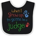 thumbnail image 3 of Inktastic Future Judge for Kids Boys or Girls Baby Bib, 3 of 4