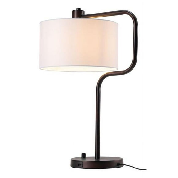 Zuo Modern 56146 21.9 x 15.7 x 11 in. Middlemist Table Lamp, White