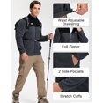 thumbnail image 4 of Pioneer Camp Fleece Jacket Men,Lightweight Full Zip Fleece Jacket Polar Windproof Winter Climbing Outwear Coat with Pocket, 4 of 6
