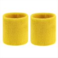 thumbnail image 1 of 1 Par de Muñequeras Deportivas Muñequeras Muñequeras Muñequeras Elásticas para Hombres y Mujeres Tenis Amarillo, 1 of 9