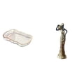thumbnail image 1 of Bandeja de almacenamiento,Bandeja rectangular para servir,bandeja para postres y frutas de cocina,Figura de escritorio,Artesanía de escritorio con figuras africanas coleccionables,Estatua de, 1 of 8