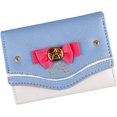thumbnail image 2 of Sailor Moon Wallet Girl Cute Small Wallet Delicate Bow Kawaii Wallet Credit Card Holder ID Window, 2 of 5
