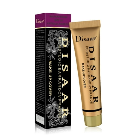 Small Gold Tube Concealer Liquid Foundation Moisturizing Cover Blemishes Even Skin Color Makeup