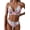 Red Tiny Flowers, variant on Bikini Sets for Women, American Flag Swimsuit for Women Push Up V Neck Bathing Suit Cross Back Two Piece Swim Suits for Women Independence Day