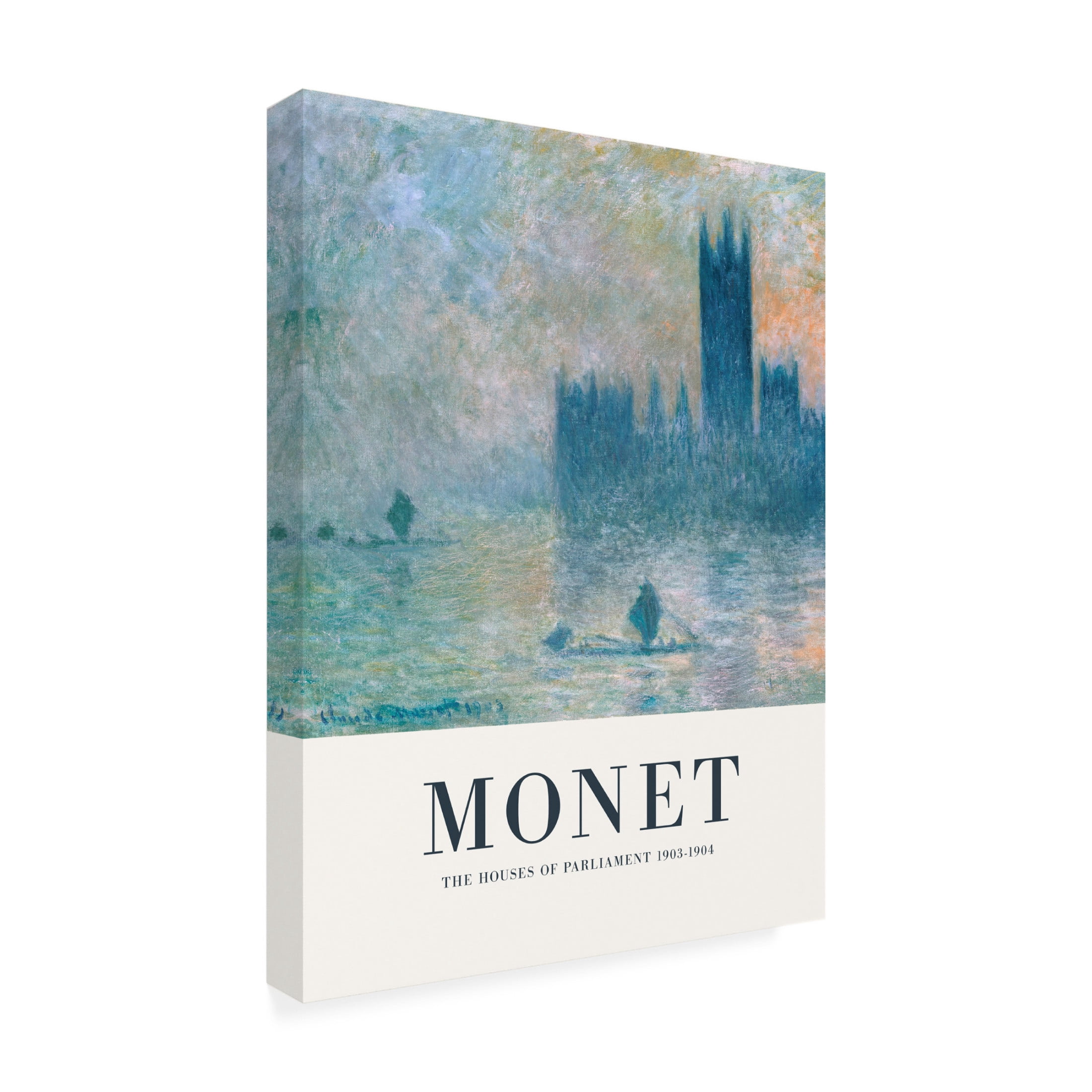 Trademark Fine Art Pictufy  The Houses of Parliament Canvas Wall Art