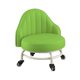 thumbnail image 5 of Taburete bajo con ruedas, asiento con ruedas, taburete corto giratorio de 360  degree, taburete de polea de maquillaje, taburete de pedicura para garaje, Verde, 5 of 9