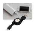 thumbnail image 4 of Câble Rétractable Micro USB A vers USB 2.0 B Mâle Chargeur de Synchronisation de Données pour Android-Noir, 4 of 5