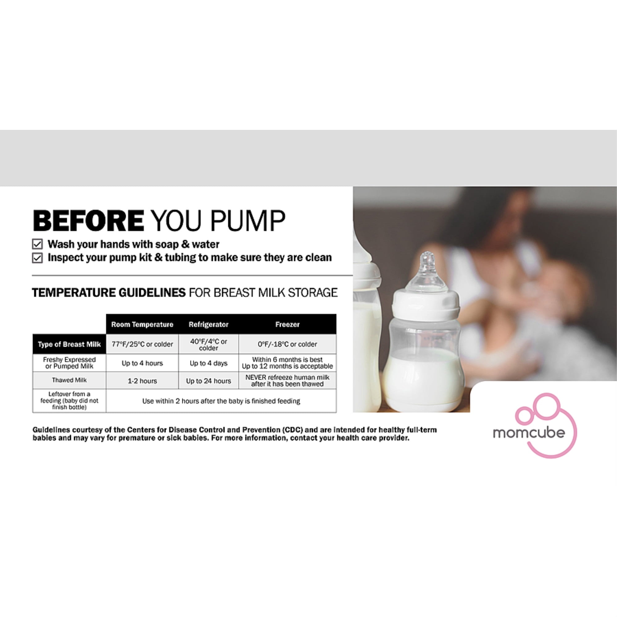 6 cu.ft. MOMCUBE breast milk refrigerator