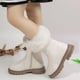 thumbnail image 1 of Zapatos para niñas,Botas de niñas,Botas de equitación de invierno Fleece Faux Cuero Tamaño 13 Niñas, 1 of 7