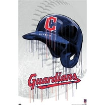 MLB Cleveland Guardians - Drip Helmet 22 Wall Poster, 14.725" x 22.375"