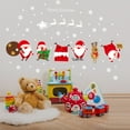 Christmas Posters Wall Stickers Glass Decorations Glass Decoration Stickers