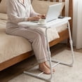 thumbnail image 6 of Qiyester Adjustable TV Tray for Eating, Working, Crafting Folding Comfortable Laptop Stand with Cup Holder for Desk, Bed, Sofa, 6 of 10