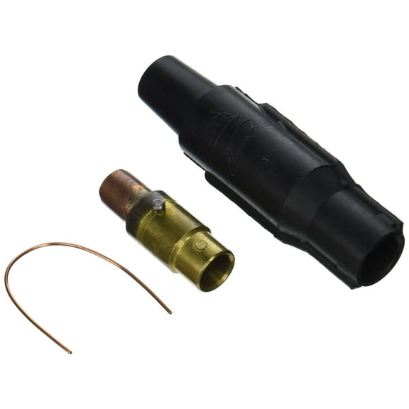 Leviton 16V28-E Black 16 Series Female Vulcanized Crimped Cam-Type Plug