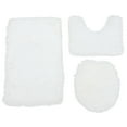 thumbnail image 4 of PAMINGONO Solid Color Cloth Toilet Pad Toilet Lid Cover Polyester 1 Home Bathroom, 4 of 8