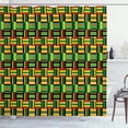 thumbnail image 1 of Ambesonne Kente Pattern Shower Curtain, Tribal Colorful, 69"Wx75"L, Multicolor, 1 of 3