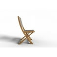 thumbnail image 4 of Lucas Teak Outdoor Folding Chair in Taupe, 4 of 5