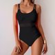 thumbnail image 5 of Bikini Trajes de Baño de Mujer 2025 Primavera de la Moda Sexy Color Sólido Bikini Traje de Baño Conjunto, Traje de Baño con Falda, 5 of 9