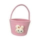 thumbnail image 4 of Canasta de Pascua Rope Rope Regalo Baskets de huevo Bolsos de huevo Cartoón portátil Linda canasta de almacenamiento de golosina para dulces Rosa, 4 of 8