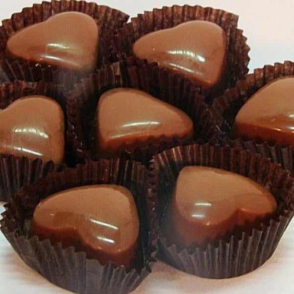 Creek House 100 Pc Bulk Milk Chocolate Heart Truffles by