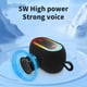 thumbnail image 3 of Altavoces Bluetooth Inalámbrico Bluetooth 5.3 Audio Inalámbrico 5W de Alta Potencia Estéreo Interconectable Multi Modo de Reproducción Vida de la Batería Efecto de Luz Fría Fuerte Bluetooth Audio, 3 of 6