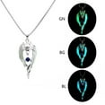 thumbnail image 2 of Fashion Luminous Wolf Pendant Necklace Glow In The Dark Long Necklace Animal Wolf Totem Necklace Sweater Chain Jewelry, 2 of 9