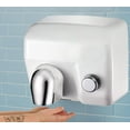 thumbnail image 2 of Soro Essentials- Porcelain Enamel Coated Push Button Hand Dryer- Commercial Push Button Hand Dryer High-Speed Hand Dryer Heavy Duty Warm Wind Hand Blower, 2 of 5