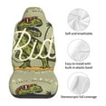 thumbnail image 5 of Fuzoiu Dinosaur Print Seat Covers Set, Car Seat Covers Front Seats, Car Seat Protector, Car Seat Cushion, Seat Covers Carseat Cover Universal Fit for Most Cars, 5 of 7
