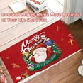 thumbnail image 4 of Christmas Floor Mat, Indoor Rug Non-Slip Door Mat, Christmas Pattern Indoor Home Decor Christmas Doormat Rug, Bath Mat, Room Bedroom Carpet (M8), 4 of 6