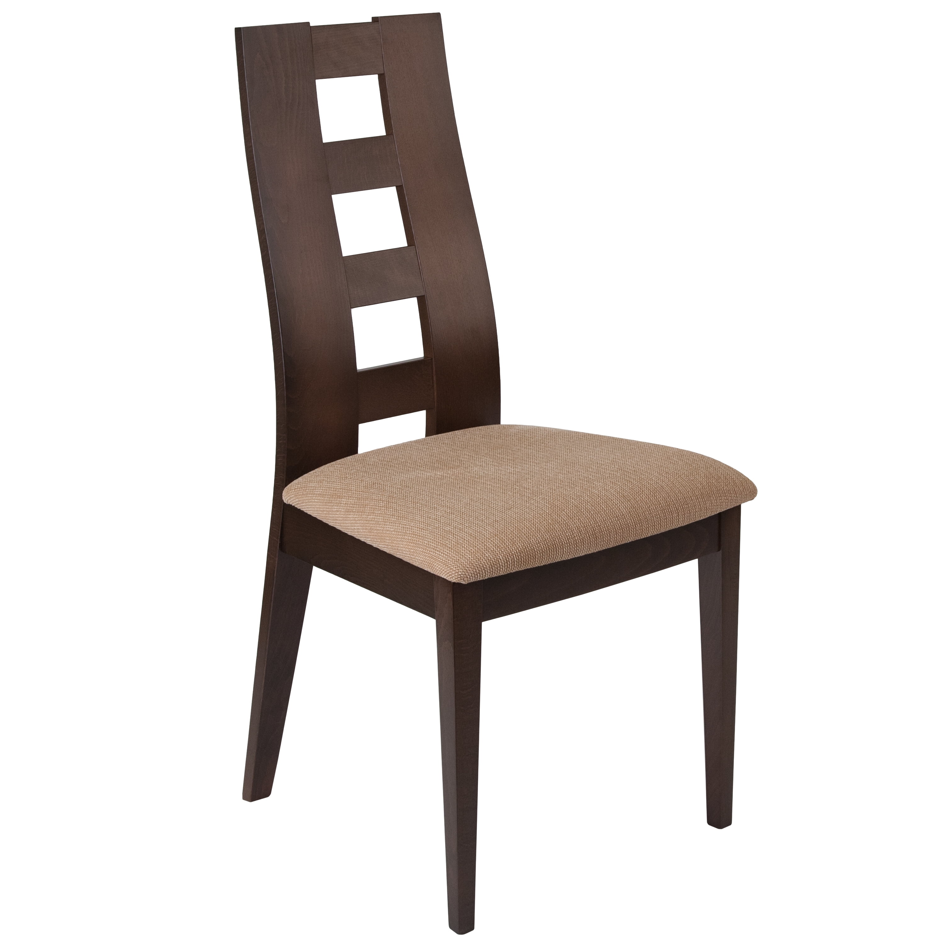 Flash Furniture 2 Pk. Preston Walnut Wood Dining Chair with Window Pane