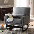 thumbnail image 2 of Baxton Studio Imperium Rocker en Gris, 2 of 6