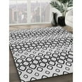 thumbnail image 3 of Ahgly Company Machine Washable Indoor Square Transitional Carbon Gray Area Rugs, 4' Square, 3 of 7