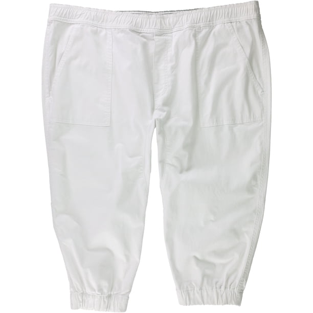 Pantalones deportivos American Rag para hombre color blanco grande