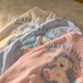 thumbnail image 3 of Sudadera De Mujer Super Cute Bear Terciopelo Talla Grande Manga Larga Suave Color Suéter Nuevo Fire Todo Combinado Pequeño Estilo Fresco Dulce Gran Tamaño Topspangjing, 3 of 4