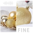 thumbnail image 6 of CHGBMOK 24Pcs Christmas Balls Ornaments for Xmas Tree Shatterproof Christmas Tree Decorations Hanging Ball Gold 6cm/2.36in x 24 Pack, 6 of 9