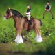 thumbnail image 1 of Figura de caballo perfecl Modelo caballo con silla de montar PVC decoración escritorio Estilo B, 1 of 8