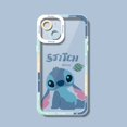 thumbnail image 1 of Disney Stitch-funda de teléfono para iPhone 14 Pro Max 13 12 11 Pro Max Mini XR XS X 8 7 6S Plus SE 2020, funda trasera transparente de silicona suave, 1 of 4