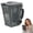 Gray, variant on Trashcan Ceramics Mug,Recycling Bin Coffee Mug with Lid,Multi-Purpose Trendy Garbage Bin Shape Drinkware for Birthday Parties Gifts, Decorative Water Cup