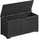 thumbnail image 1 of VASAGLE Banco Zapatero, Mueble de Zapatos, 2 Bisagras de Seguridad, 40 x 100 x 46 cm, Pasillo, Dormitorio, Salón, Gris Carbón, 1 of 5