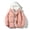 Pink, variant on Herrnalise Men's contesns fake two-pieceHooded cotton jacket thickened warmth Pink
