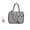 Gray, variant on Luvy Bag Crush Bow Tote Bag for Women - Lightweight Puffy Quilted Shoulder Bag with Large Capacity, Multiple Compartments for Work, Travel, Shopping, Gym & Beach