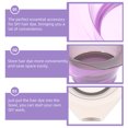 thumbnail image 3 of FONWILYO 2Pcs Lavender Hair Dye Bowl Plastic Washable Reusable Perfect Salon Coloring Tool, 3 of 6