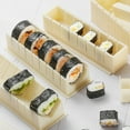 thumbnail image 4 of Opvise 1 Set Sushi Mold Durable Convenient Sushi Making Tool Versatile DIY Sushi Mold Kits for Home Kitchen Love Heart, 4 of 8