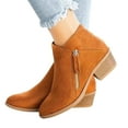 thumbnail image 3 of NOKIO Women'S Fashionable Short Boots Women'S Casual Chic Ankle Boots Minimalist Side Zipper Boots For Women Ankle Boots Short Boots Single Shoes For Ladies Casual Shoes Women'S Designer Short Boots, 3 of 5