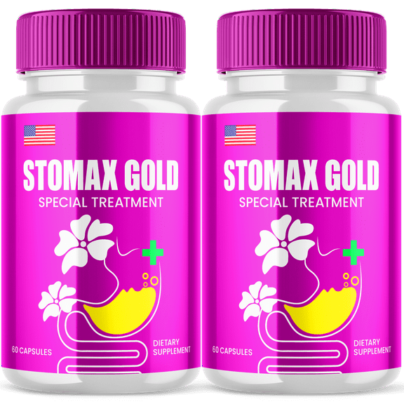 Stomax Gold Gut Health Pills Advanced Formula Digestion Support 120 Capsules