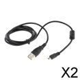 thumbnail image 1 of Paquete de 2-4 cables de datos de sincronización USB de 1,5 m y 8 pines para cámara SLR digital 2 piezas, 1 of 8
