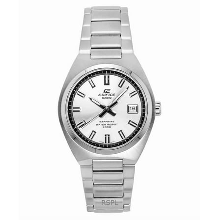 Casio Edifice Analog Stainless Steel Silver Dial Quartz EFB-109D-7AV 100M Mens Watch