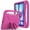 Rose Red, variant on DWaybox Kids-Proof Case for iPad Pro 11-inch 2025 M5 Model A3357/A3358, Lightweight EVA Shockproof Protective Cover with Handle Stand, Anti-Drop Protective Shell for Boys & Girls -Rose Red