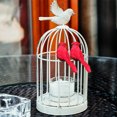 thumbnail image 3 of 2 pájaros artificiales realistas para festivales, decoraciones de boda para el hogar y exteriores., 3 of 7